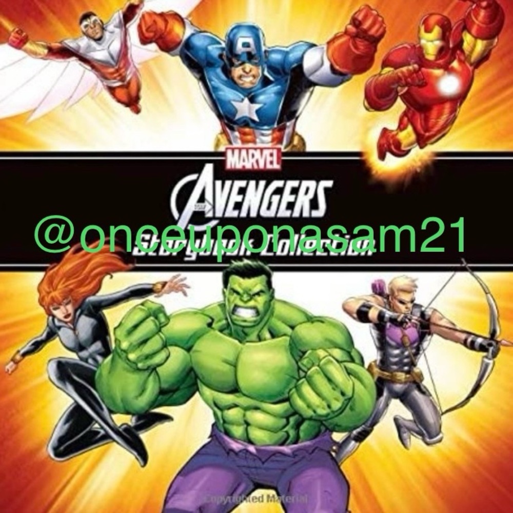 🔥 NIP RARE Collector’s Hardcover Avengers Storybook Silver Edging NEW